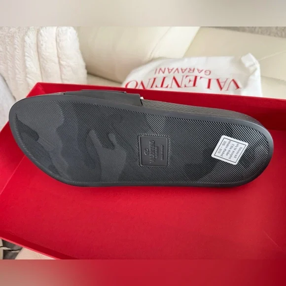 Valentino Black Slides BRAND NEW!!